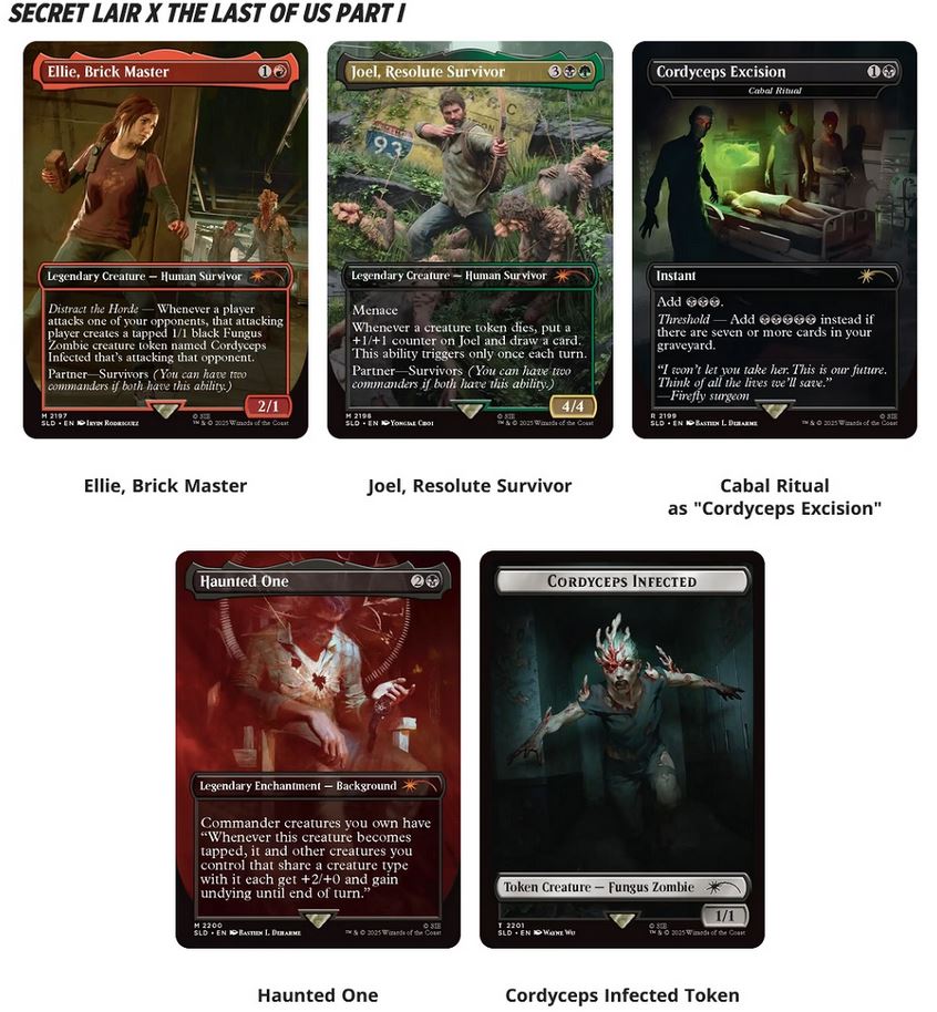 Magic the Gathering: Secret Lair Playstation Super Drop - The Last of Us Part: I: Chasing Hope