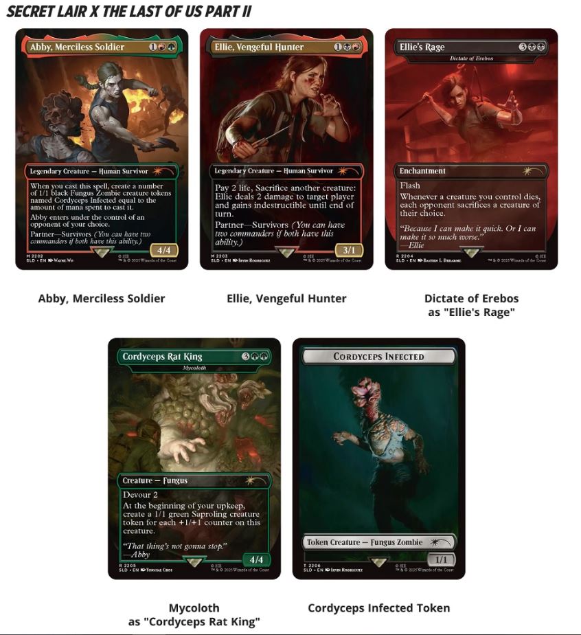 Magic the Gathering: Secret Lair Playstation Super Drop - The Last of Us Part: II: Path of Retribution