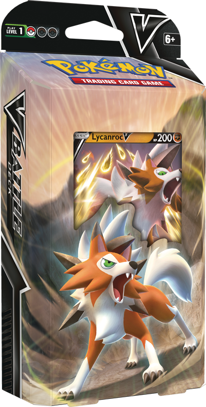 Pokemon Sword & Shield V Battle Decks Lycanroc/Corviknight assorted