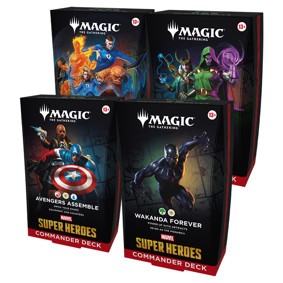Magic The Gathering - Marvel Super Heroes - Commander (Set of 4)