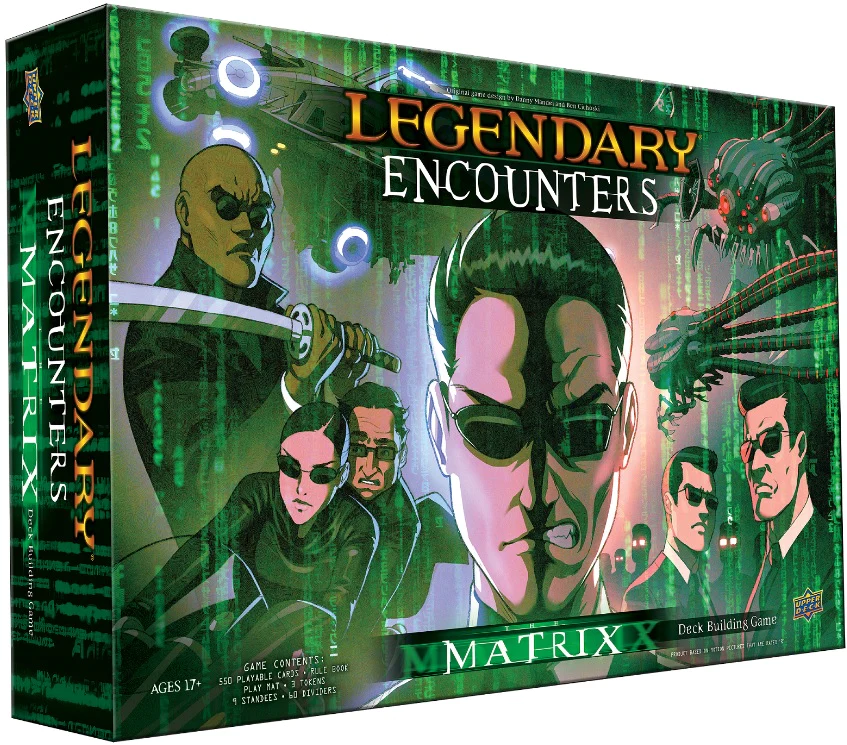 (DAMAGED) Legendary Encounters: The Matrix Deck Building Game - Board Game