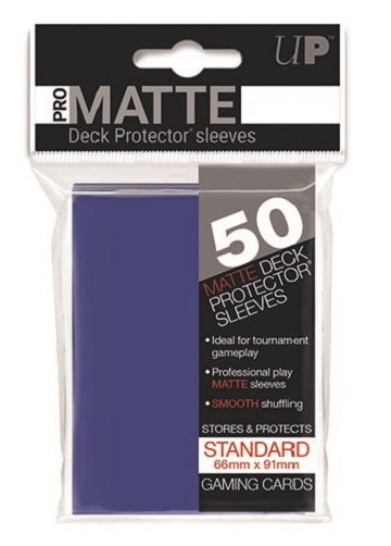 Ultra Pro 50-count Pro-Matte Standard Deck Protectors - Blue