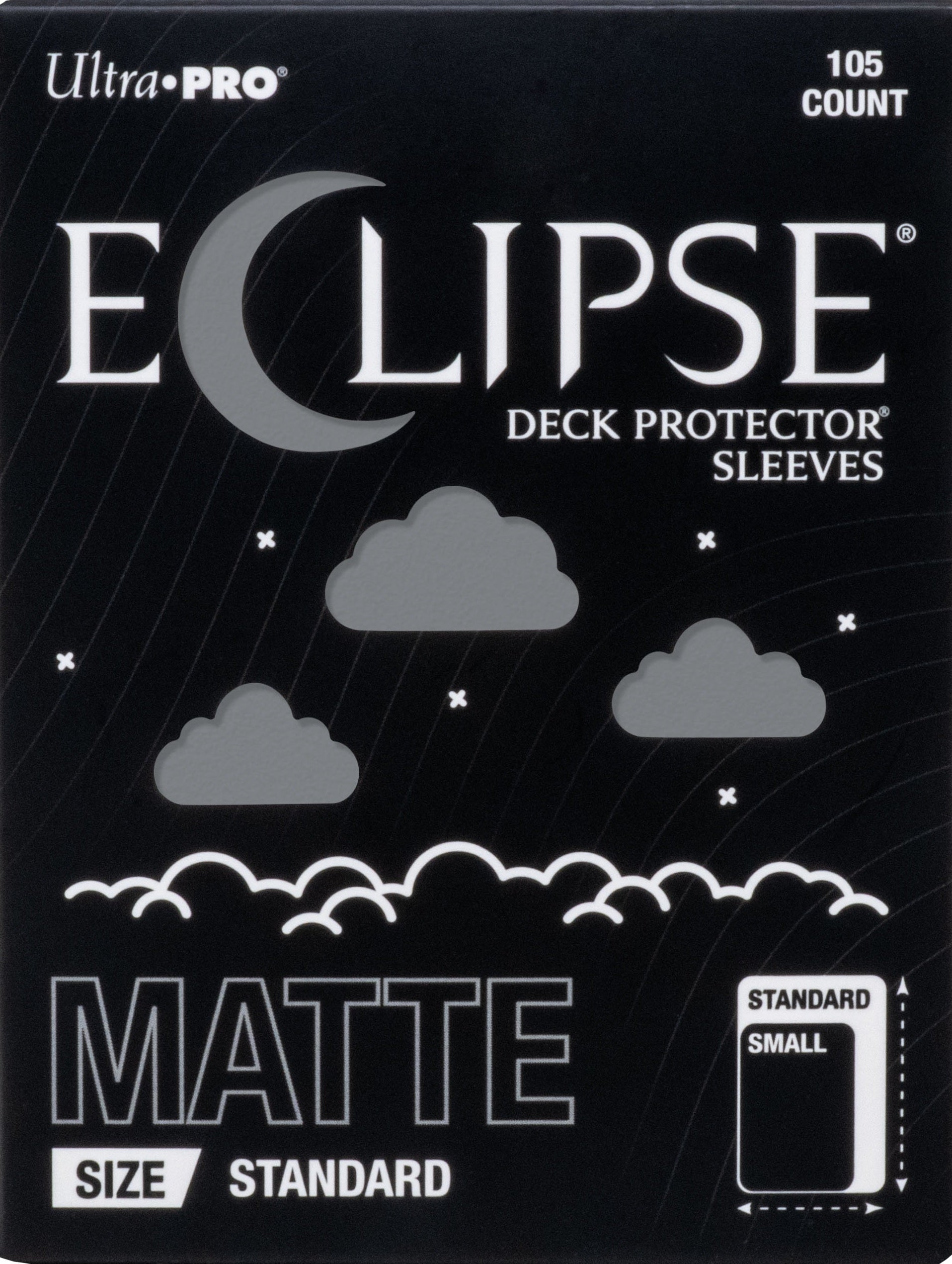 Ultra Pro Deck Protector Sleeves Eclipse Matte Smoke Grey