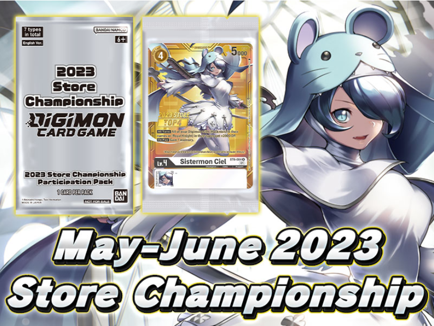 Digimon Online 2023 Store Championship Event Registration June 3