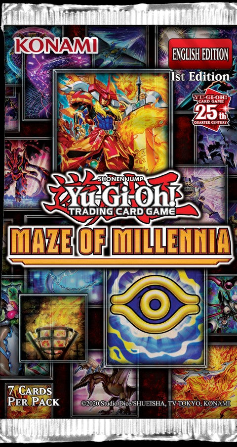 YuGiOh Maze of Milennia Booster Pack (Buy 2 Get 1 Free)