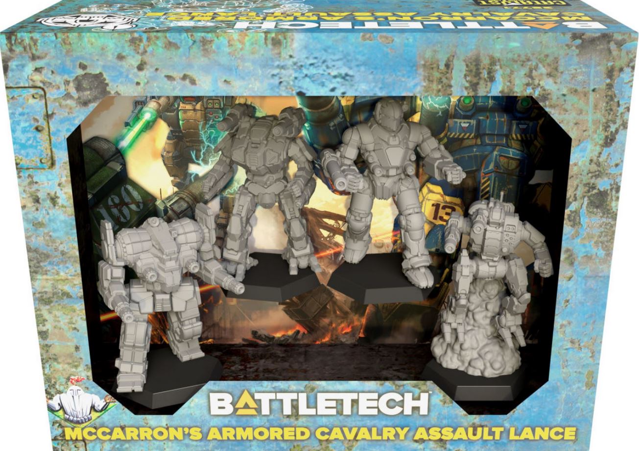Battletech Mccarron's Armored Cavalry Assault Lance - Board Game