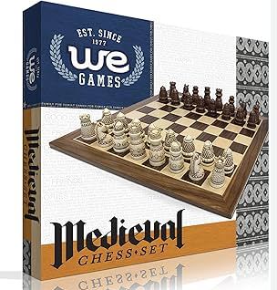 WE - Wood Expressions - Chess 15" Medieval Brown