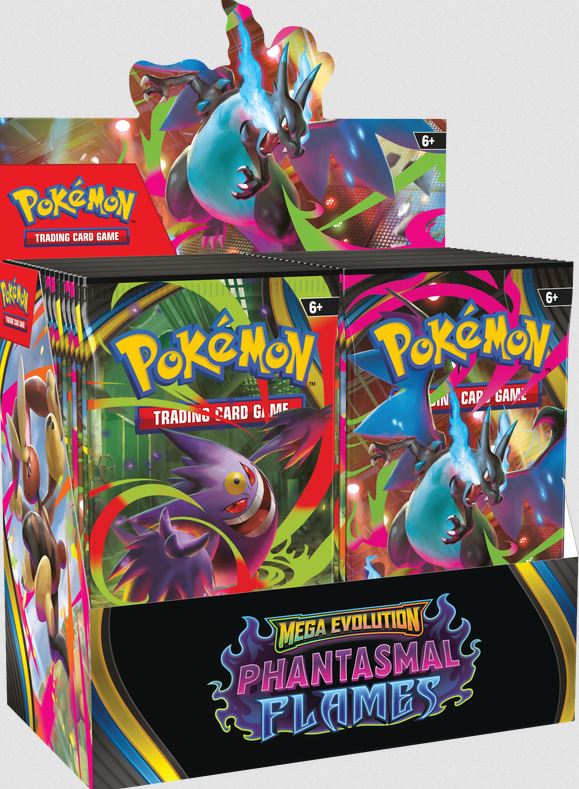 Pokemon ME-02 - Mega Evolution Phantasmal Flames Booster Box