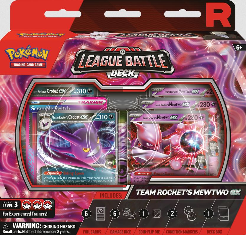 Pokemon League Battle Deck Team Rockets Mewtwo ex