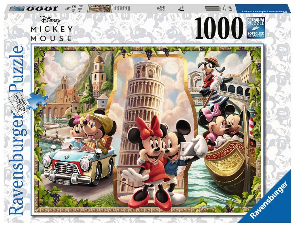 Ravensburger Vacation Mickey & Minnie 1000 Pc Puzzle