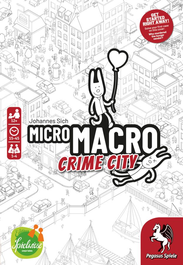 (DAMAGED) Micromacro Crime City - Board Game