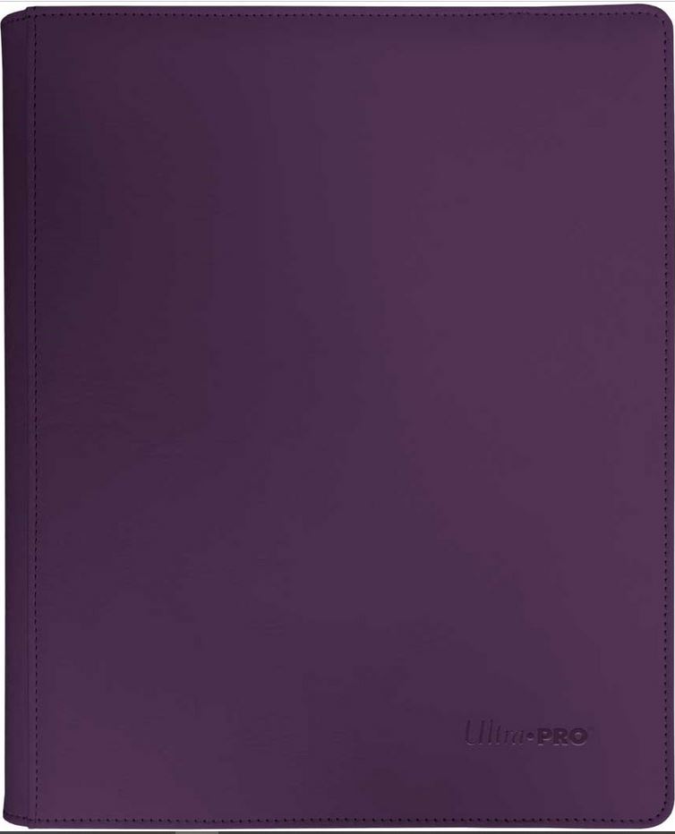 Ultra Pro Zip Binder Pro Vivid 9Pkt Midnight Plum