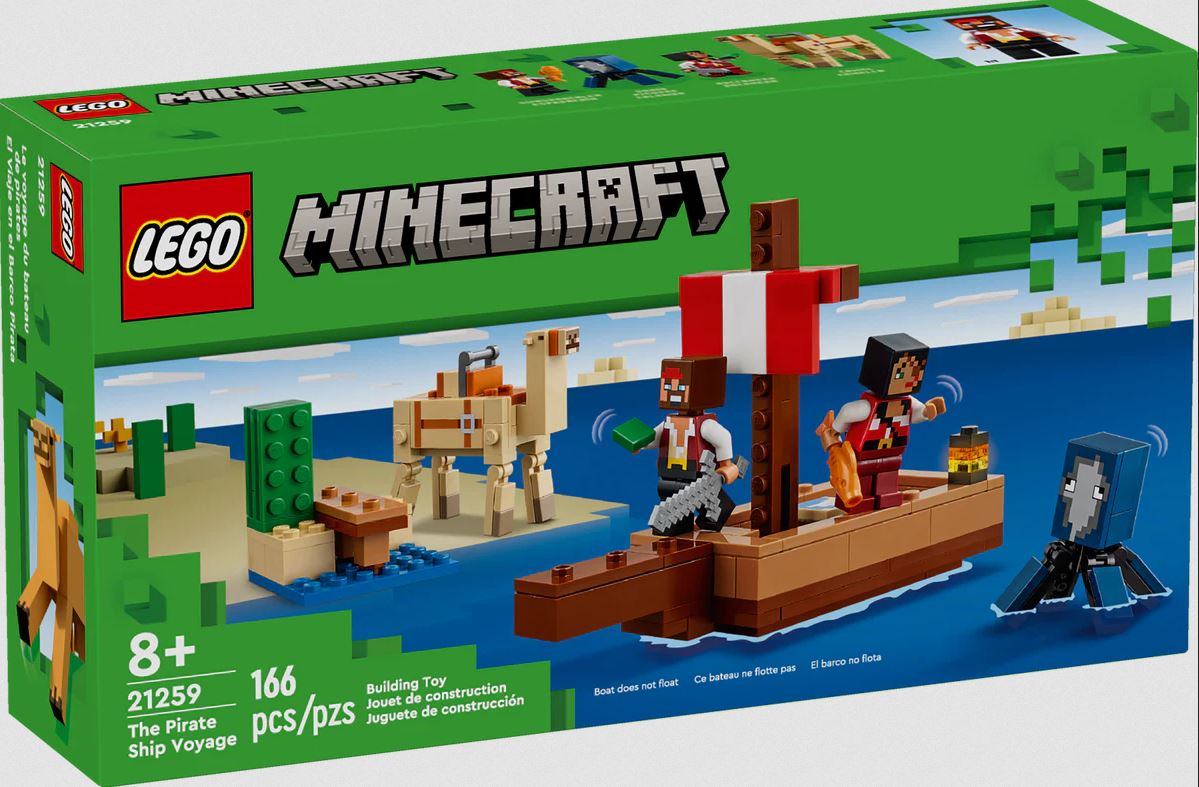 Lego Minecraft The Pirate Ship Voyage