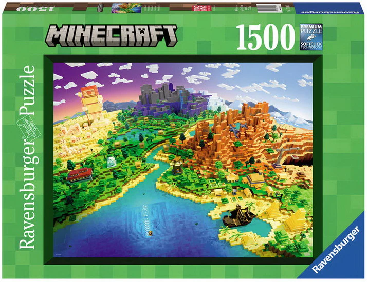 Ravensburger 1500 Pc World Of Minecraft - Puzzle