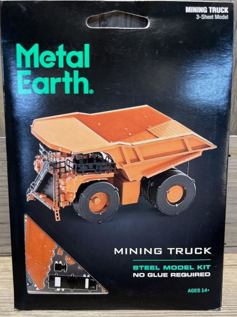 Metal Earth - Construction Mining Truck (orange)