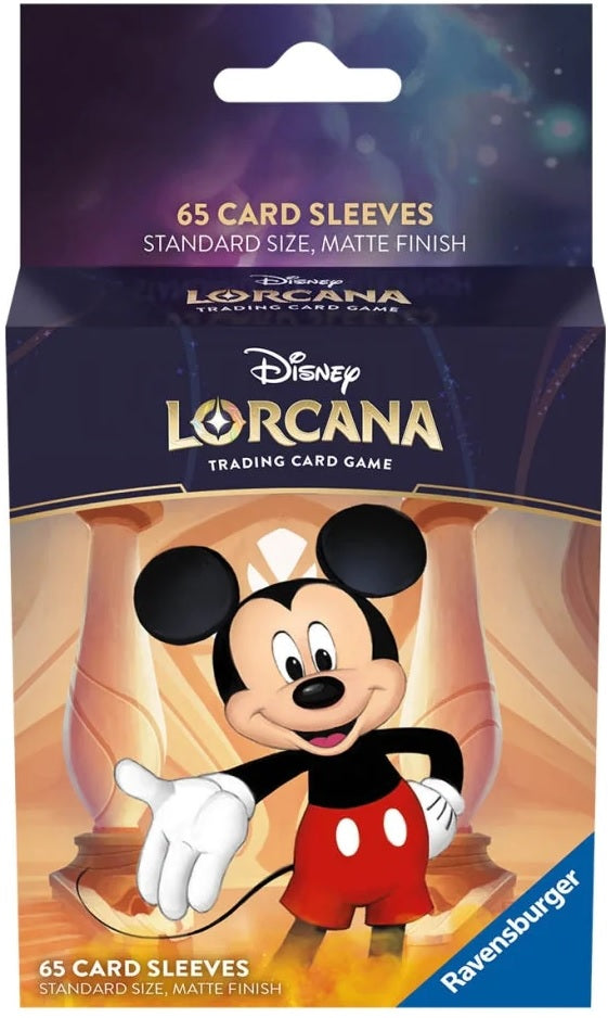 Disney Lorcana Sleeves Set 1 - Mickey Mouse Game Shack Disney Lorcana Sleeves Set 1 - Mickey Mouse Game Shack