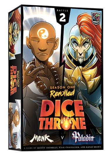 Dice Throne Season 1 Battle 2 Monk Vs Paladin - Board Game