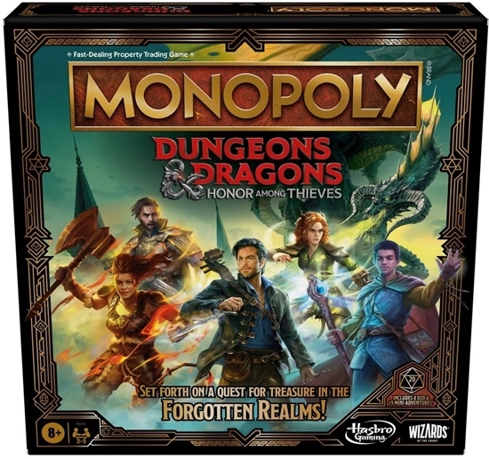 Monopoly Dungeons and Dragons: Honour Amoung Thieves (By Hasbro) - Board Game
