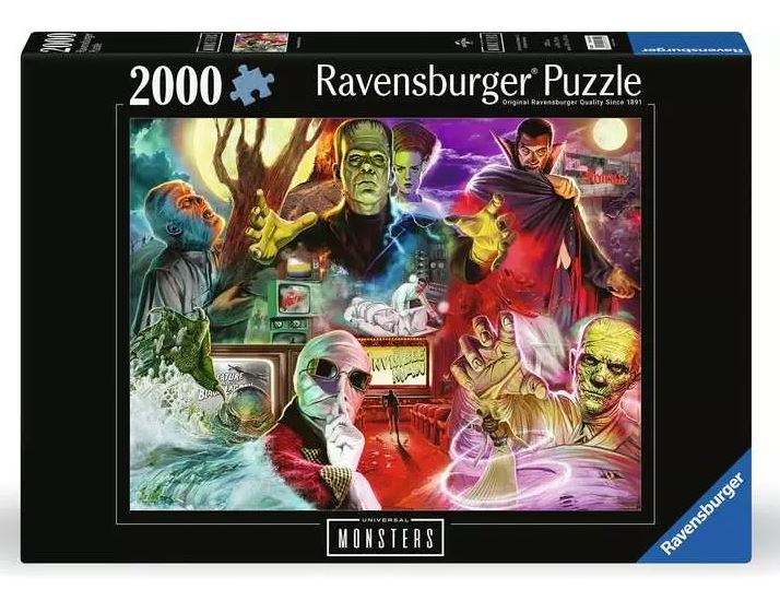 2000pc Universal Monster Ravensburger Puzzle