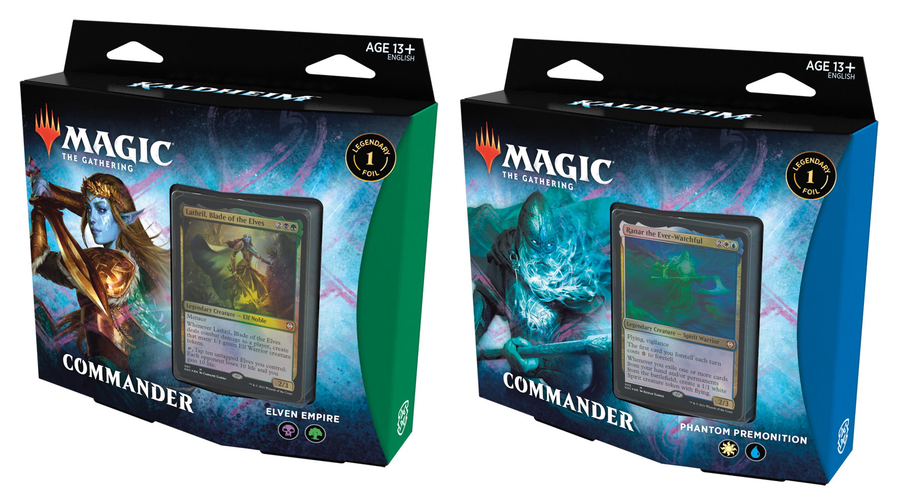 Magic the Gathering Kaldheim Commander Set Of 2