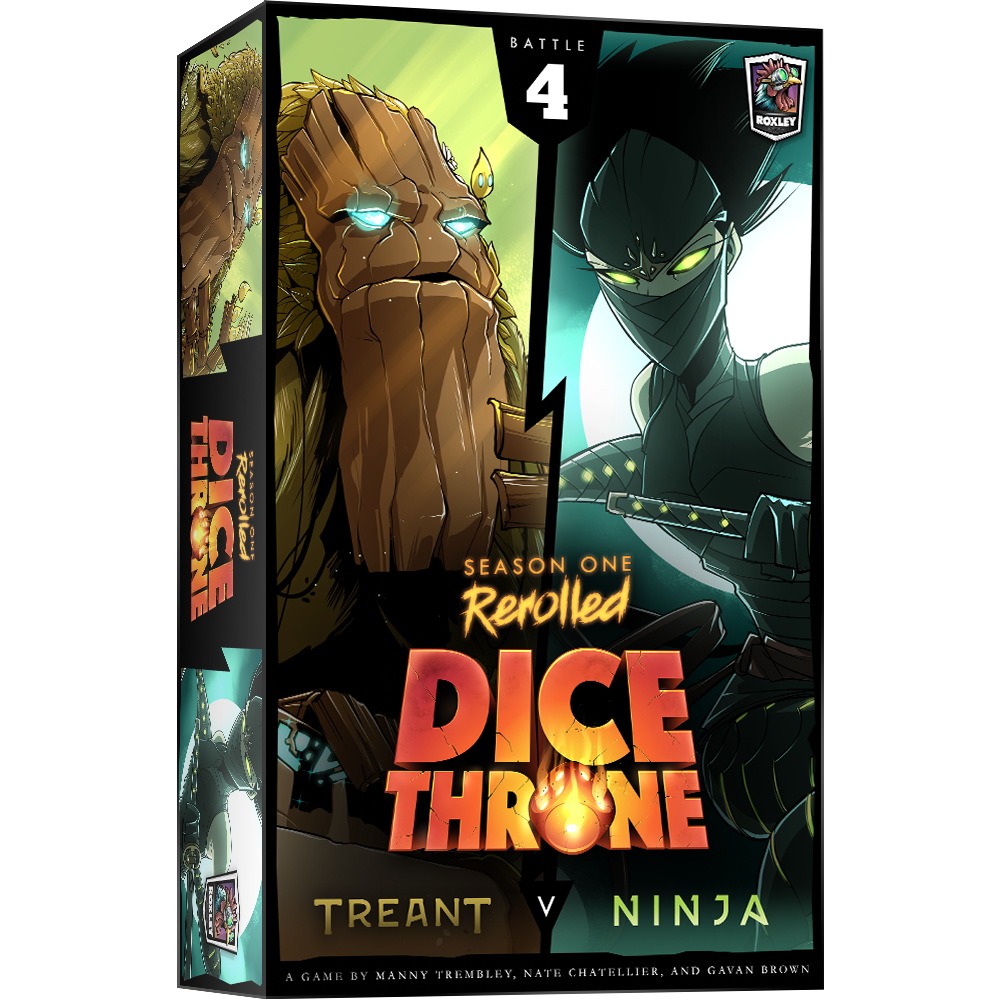 Dice Throne Season 1 Re-Rolled Box 4 Treant Vs Ninja - Board Game