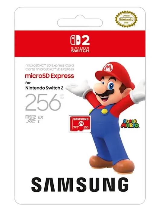 Nintendo Switch 2 Samsung Micro SD Express Card - 256GB