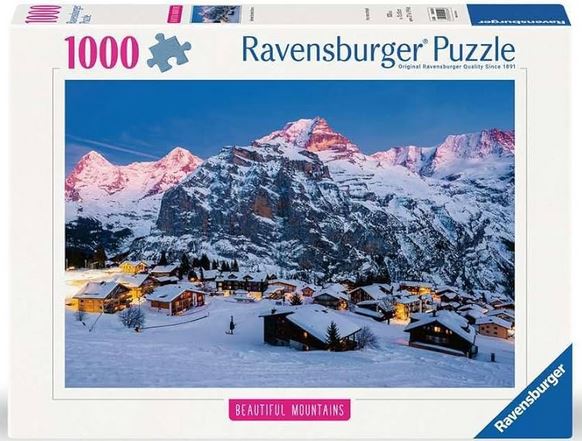 Bernese Oberland, Murren 1000 Pc Puzzle - Puzzle