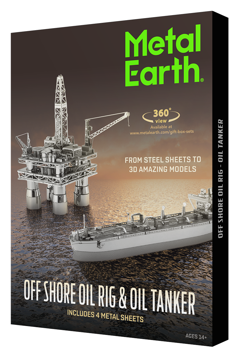Metal Earth - Offshore Oil Rig & Tanker
