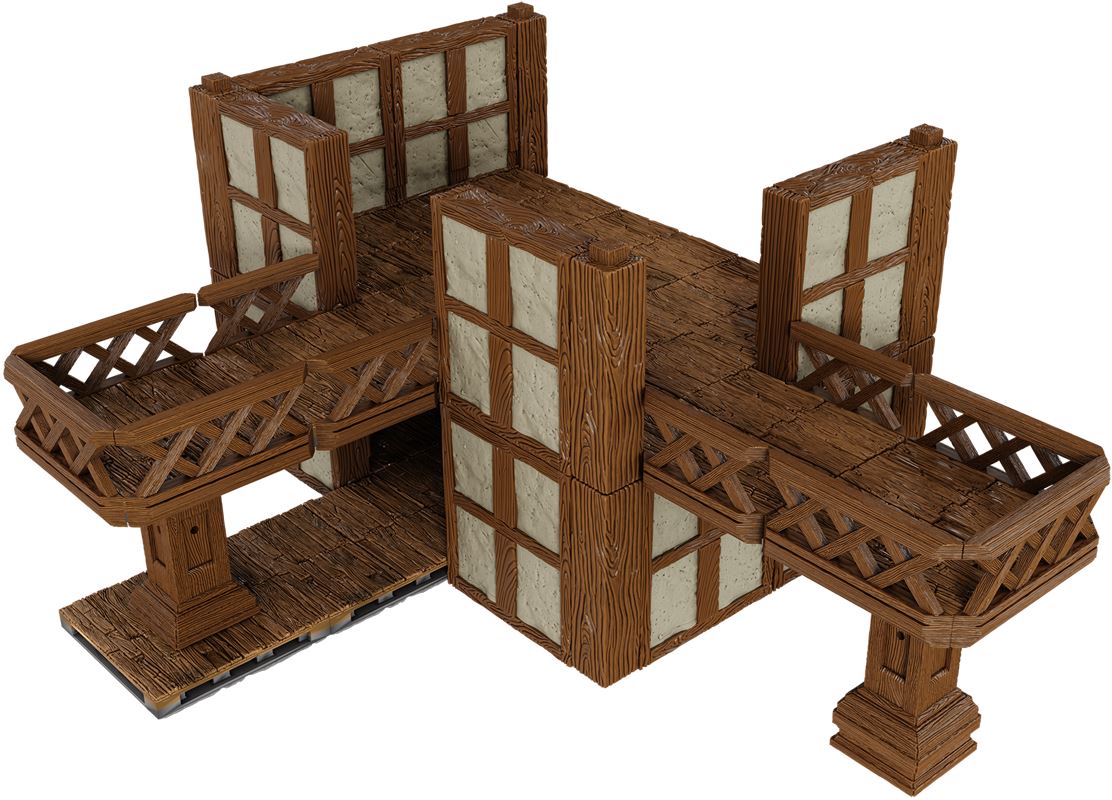 Warlock Tiles: Town & Village Upper Levels