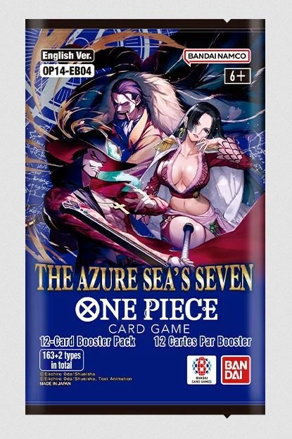 One Piece OP-14 The Azure Sea's Seven Booster Pack (Buy 2 Get 1 Free)