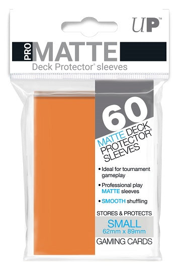 Ultra-Pro Matte 60-count Small Deck Protectors - Orange