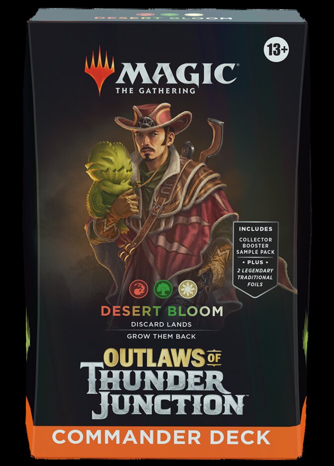 Magic the Gathering Outlaws of Thunder Junction Commander Desert Bloom Junction