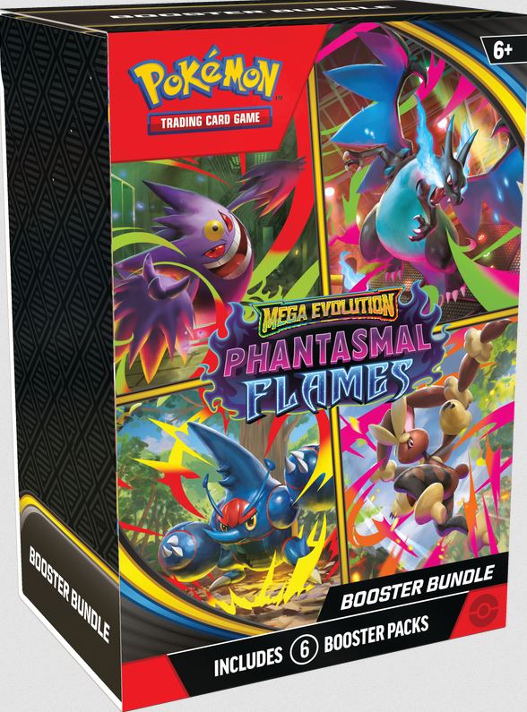 Pokemon ME-02 - Mega Evolution Phantasmal Flames Booster Bundle