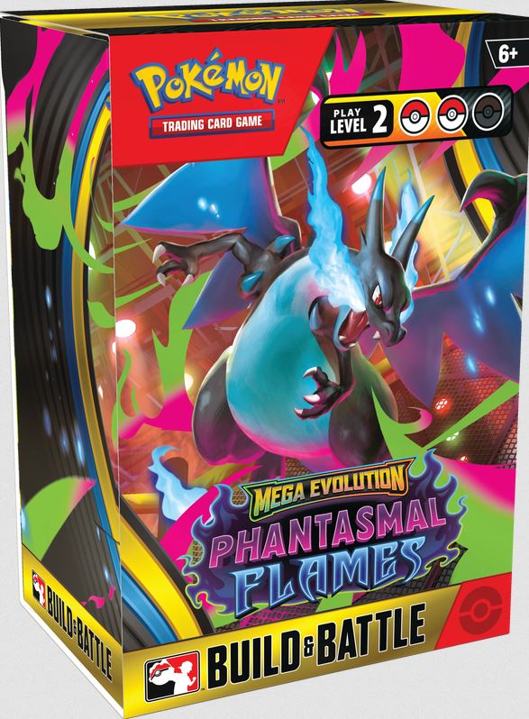 Pokemon ME-02 - Mega Evolution Phantasmal Flames Build & Battle Box