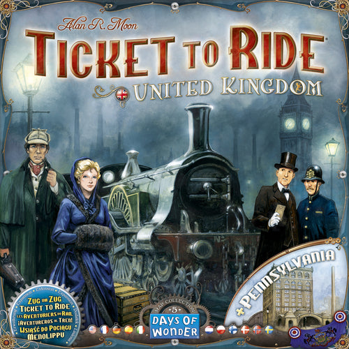 Ticket to Ride Map Collection: Volume 5 – United Kingdom & Pennsylvania - Board Game