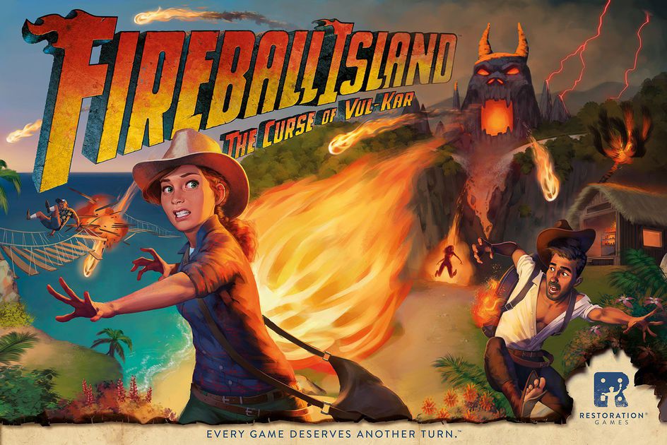 Fireball Island The Curse Of Vul-Kar - Board Game