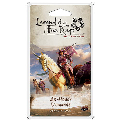 Legend of the Five Rings: The Card Game - As Honor Demands Dynasty Pack - Board Game