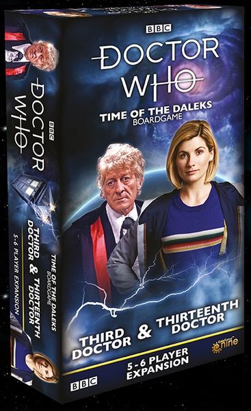 Doctor Who Time of the Daleks: Third, Thirteenth, & Eighth Doctor- Board Game
