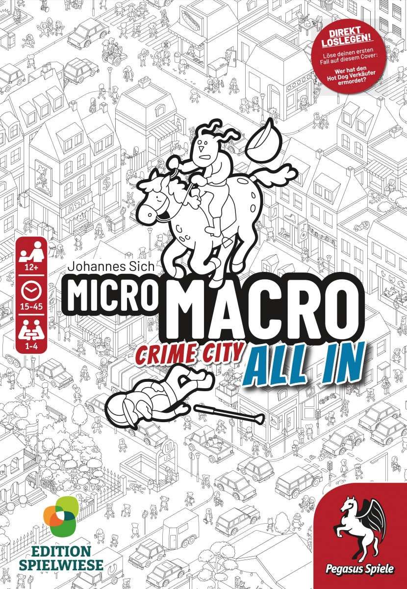 (DAMAGED) Micromacro: Crime City 3: All In - Board Game