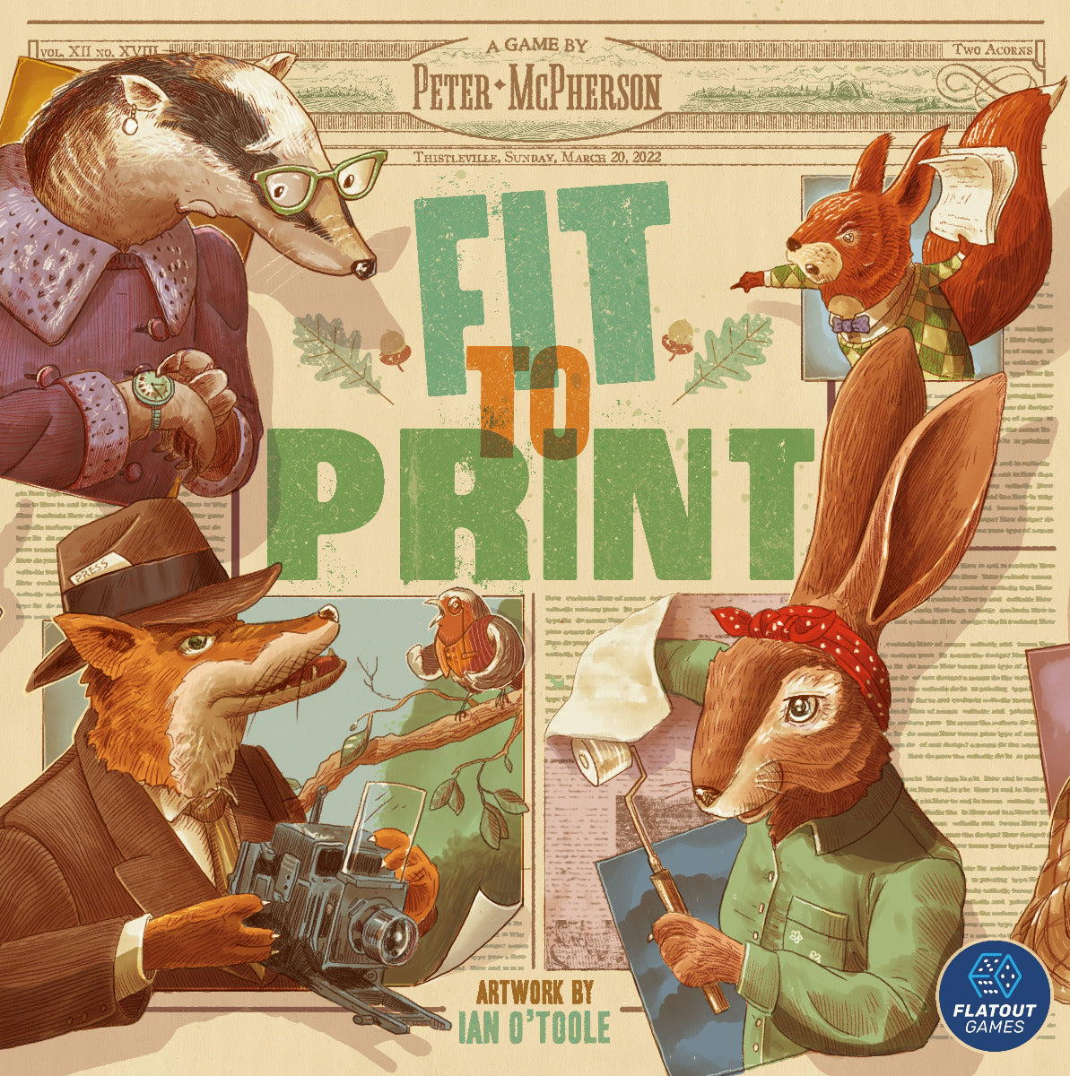 Fit To Print - Board Game