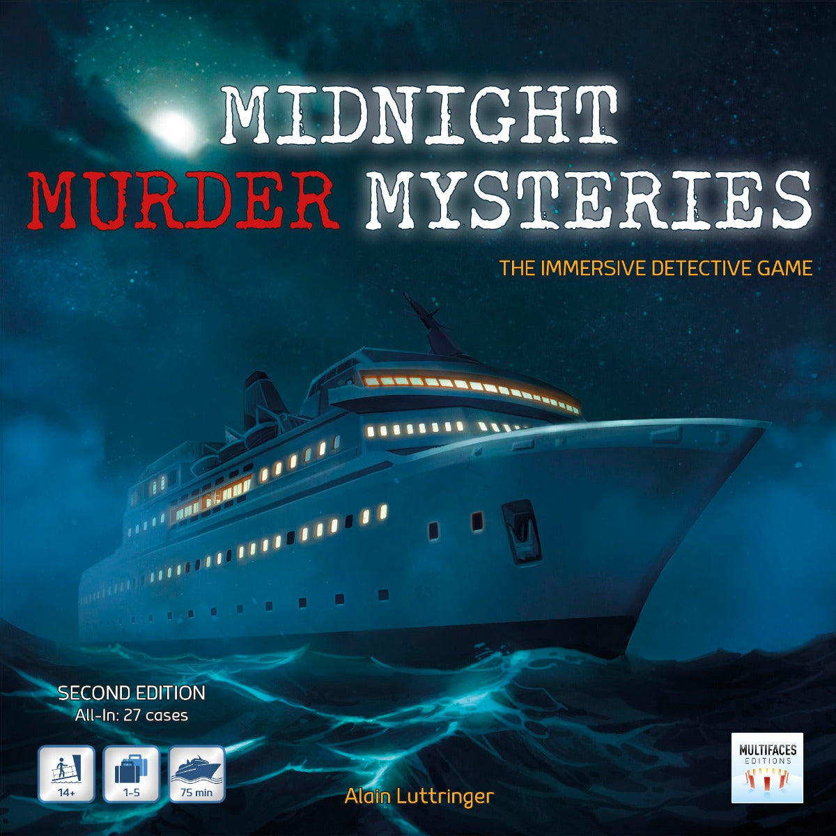 Midnight Murder Mysteries 2nd Edition - Board Game