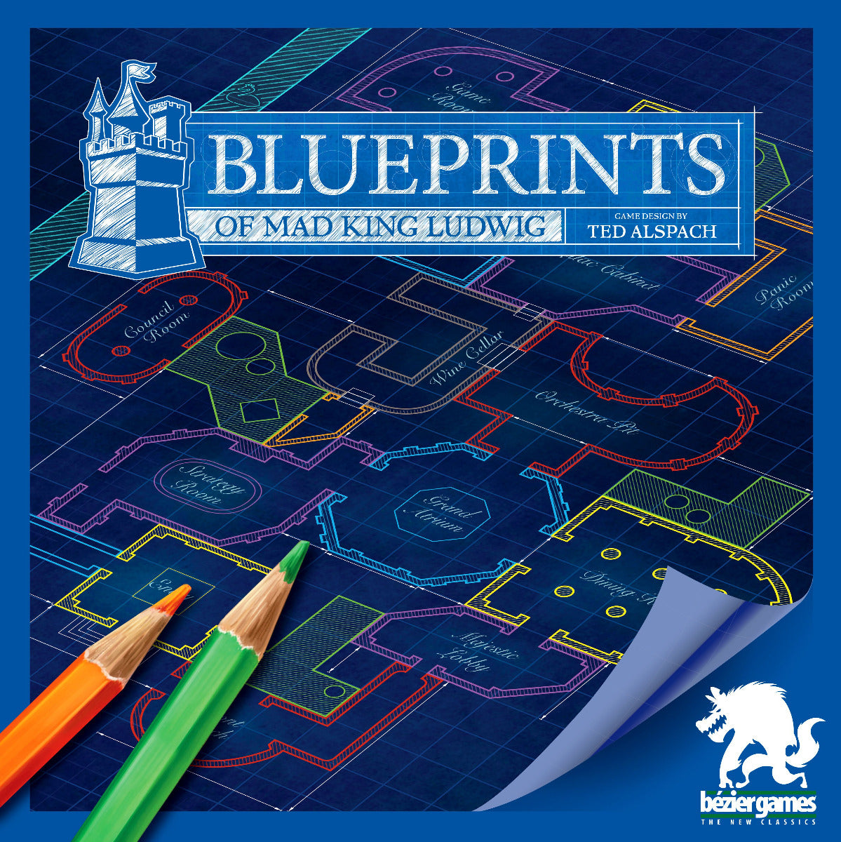 Blueprints Of Mad King Ludwig - Board Game