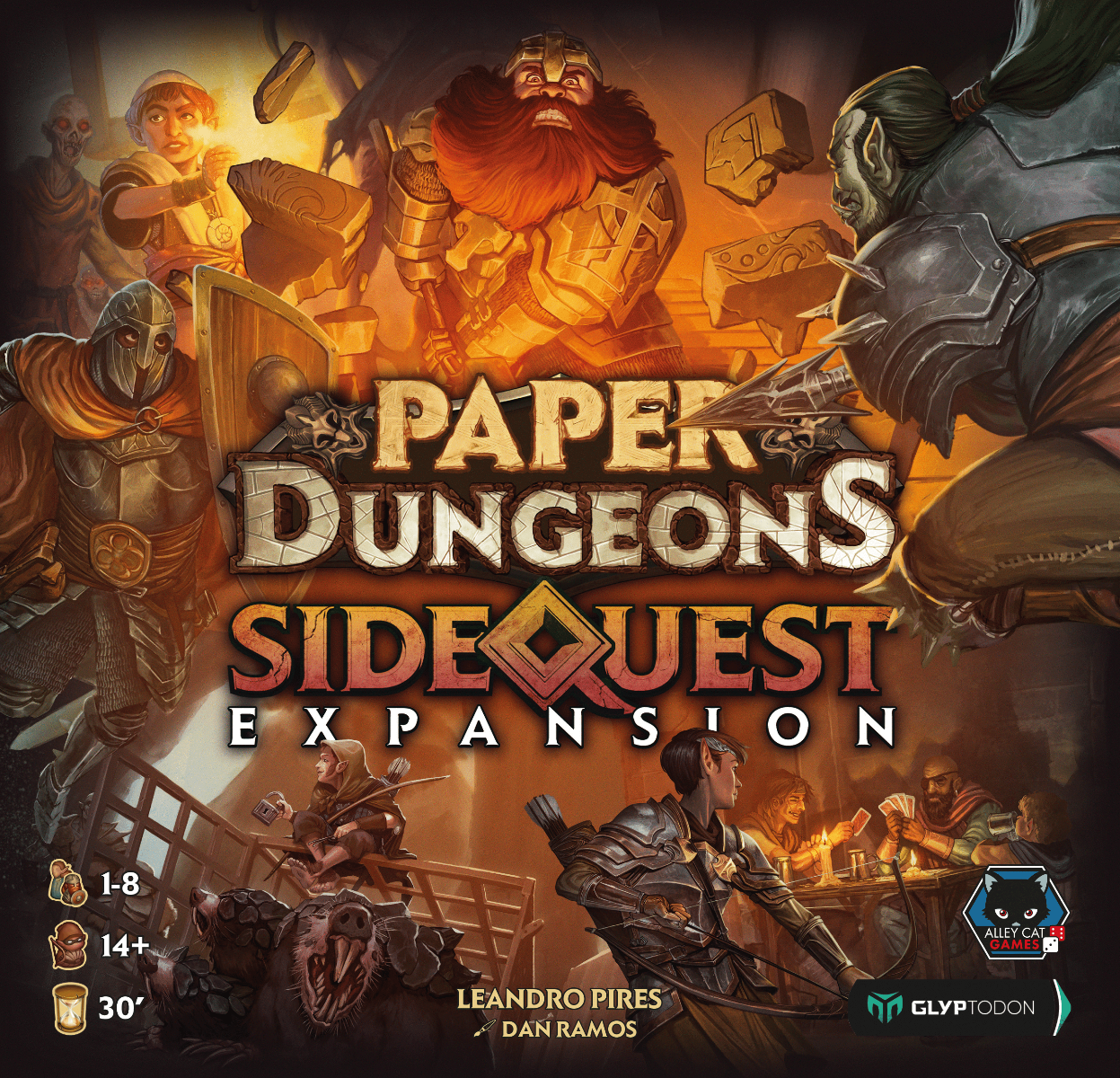 Paper Dungeons Side Quest - Board Game