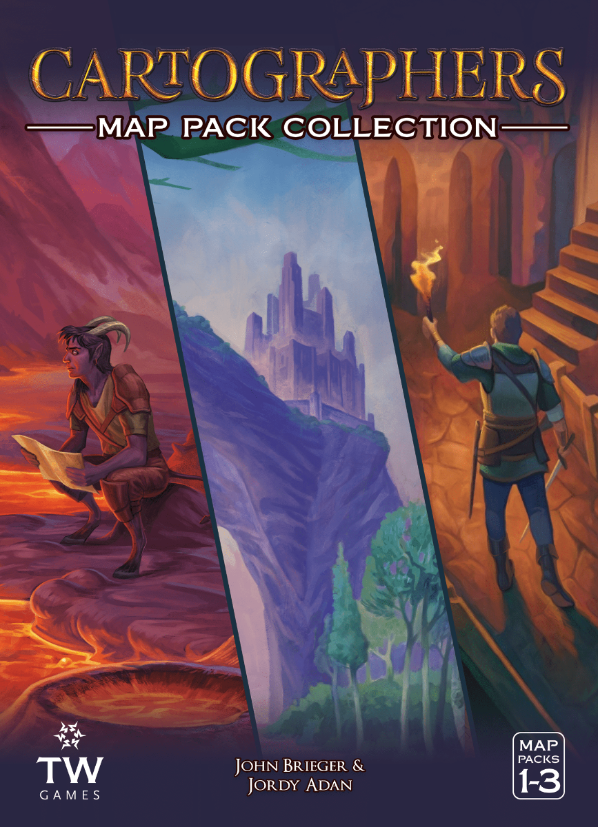 Cartographers Map Pack Collection - Board Game