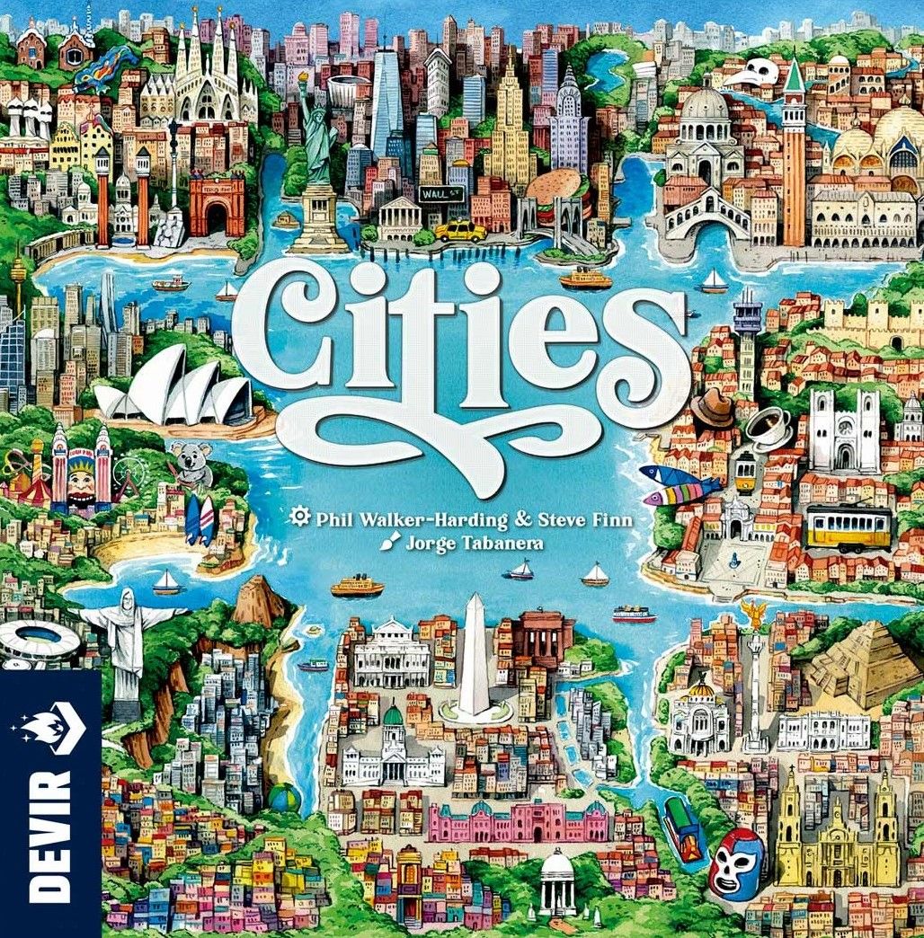Cities - Board Game (DAMAGED)
