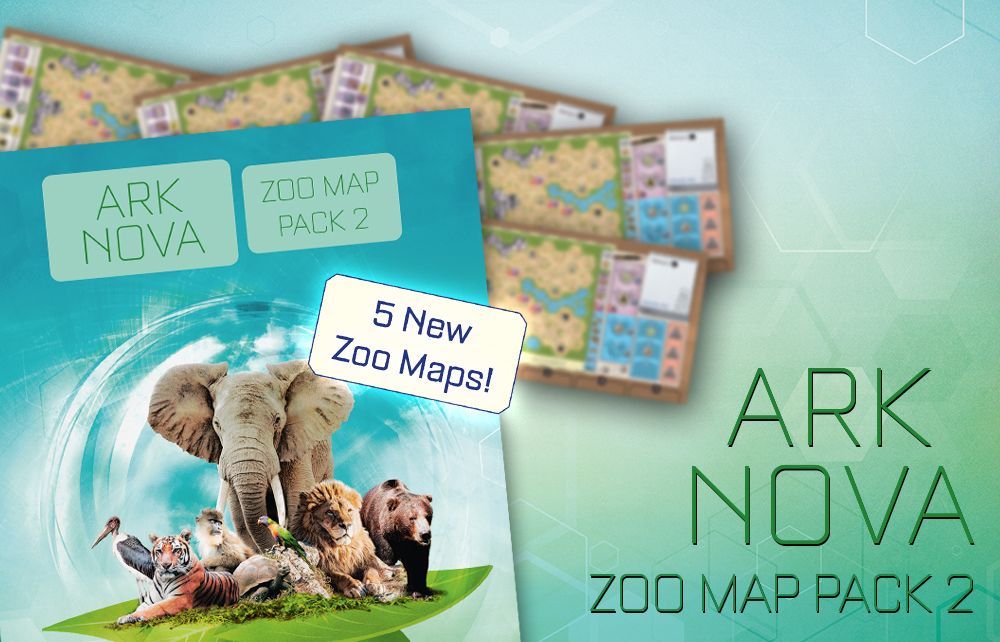 Ark Nova: Zoo Map Pack 2 - Board Game