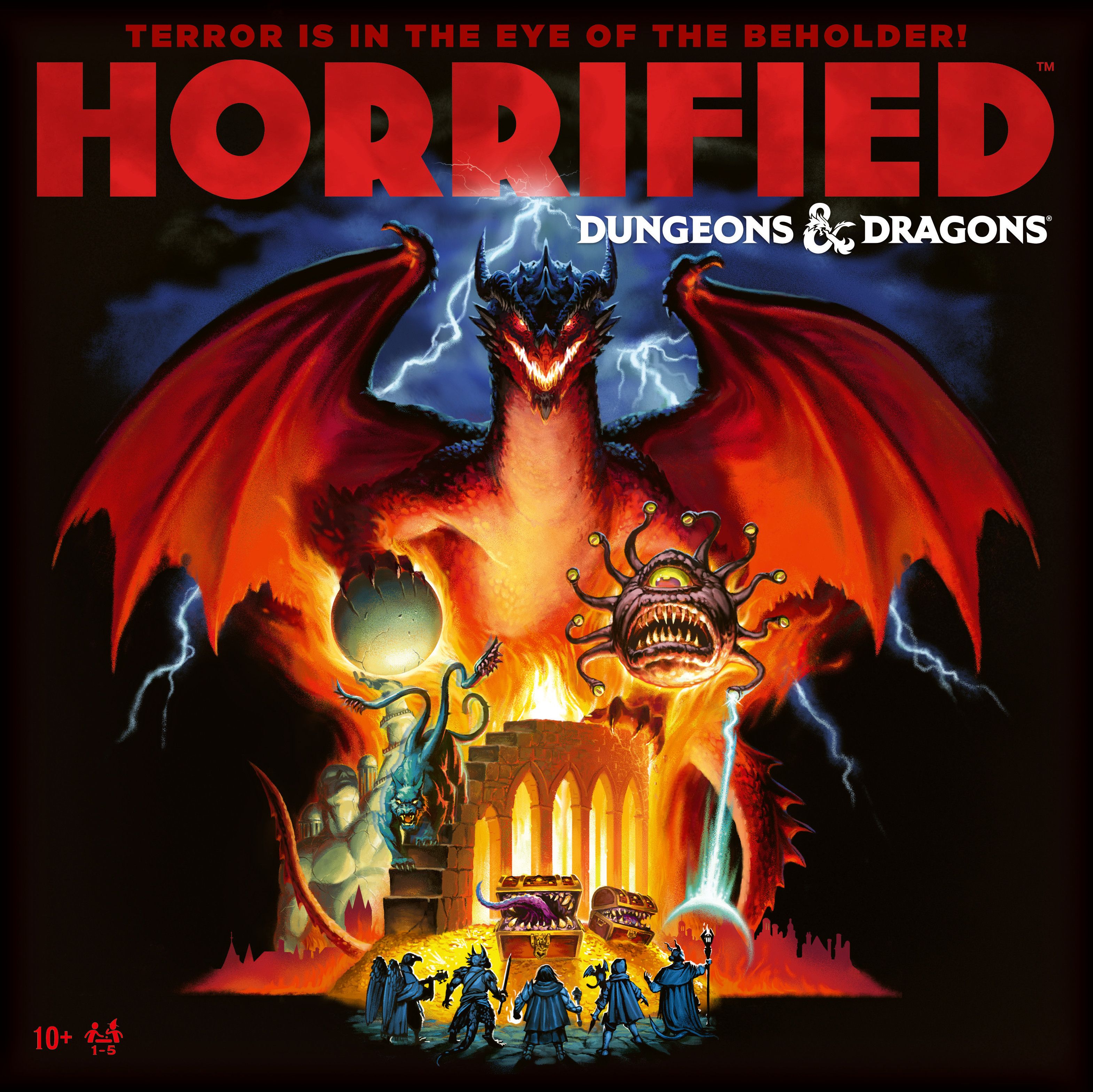 Horrified: Dungeons & Dragons - Board Game (DAMAGED)