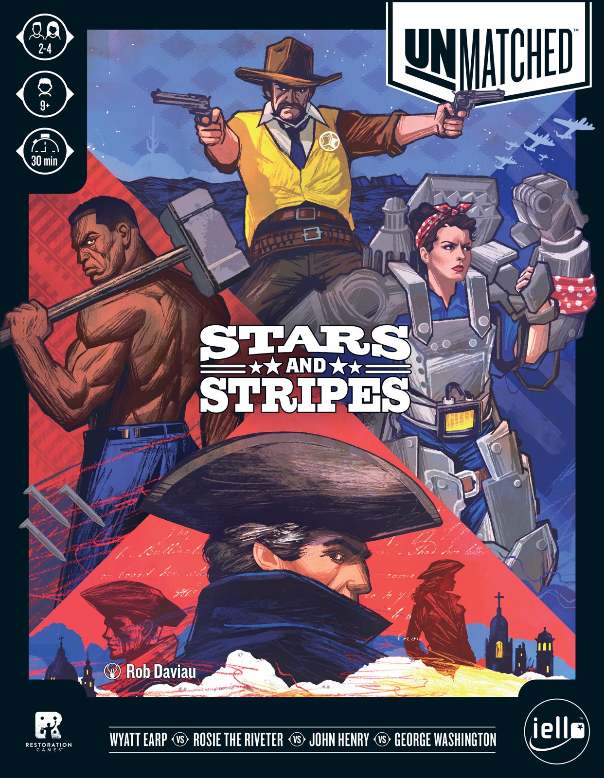 Unmatched: Stars & Stripes - Board Game