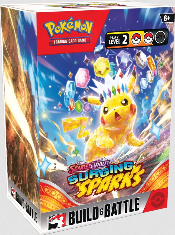 Pokemon SV8: Surging Sparks Build & Battle Box
