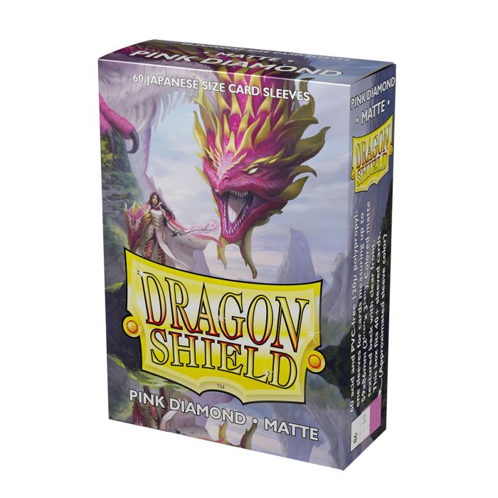 Dragon Shield Matte Japanese 60-Count - Pink Diamond